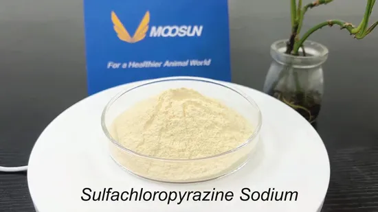 Sulfacloprazina sódica API veterinaria de alta calidad CAS 102-65-8 con GMP